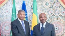 João Lourenço reçu en audience au palais présidentiel gabonais