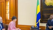 La patronne du groupe français Eramet chez Ali Bongo