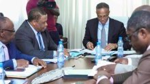 Franck Nguema s’entretient avec les liquidateurs d’agences sportives dissoutes