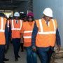 Akure-Davain inspecte l’ENM et le chantier de l’annexe du tribunal de Libreville