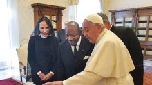 Ali Bongo s’entretient avec Sa Sainteté le Pape François