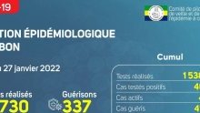 Coronavirus au Gabon : point journalier du 27 janvier 2022