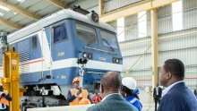 Ali Bongo inaugure 4 ateliers de maintenance du matériel ferroviaire d’Owendo Mineral Port