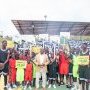 Ali Bongo inaugure le plateau multisports de Ndjolé