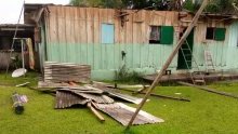 Port-Gentil : Un puissant orage fait plusieurs sinistrés et des dégâts matériels importants