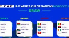 CAN U-17 Maroc 2025 : La composition des 4 groupes tirée au sort