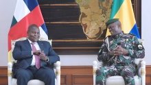 Transition au Gabon : Brice Oligui Nguema a reçu le président centrafricain, émissaire de la CEEAC