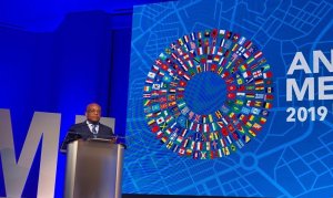 Assemblées annuelles du FMI&nbsp;: Verbatim d’Owono Mba lors d’un panel sur l’Afrique