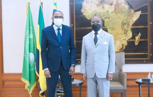L’envoyé spécial de l’Union africaine pour l’AMA chez Ali Bongo