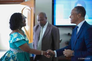 La patronne de l’ONUSIDA chez Franck Nguema