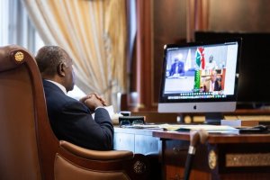 Visioconférence&nbsp;: Ali Bongo prend part à une réunion de l’Union africaine sur le Covid-19