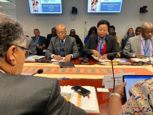 Assemblées annuelles&nbsp;: la délégation gabonaise rencontre les dirigeants Afrique de la Banque mondiale et du FMI