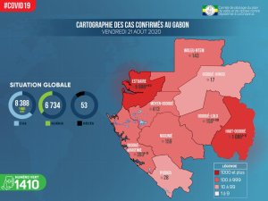 Coronavirus au Gabon&nbsp;: bilan au 21 août 2020